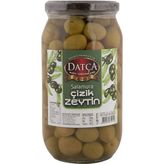 Datça 1 kg Salamura Çizik Yeşil Zeytin