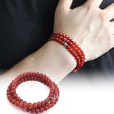 DAVİD BLACK Hem 99Luk Tesbih Hem Bileklik - Akik