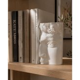 David Büst Heykeli Kitap Tutucu (Beyaz)