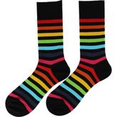 Dayco Renkli Çemberli Desen Unisex Çorap