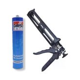 Dayson Silikon+Silikon Tabancası Dayson Silikon Pu Mastik Gri Dayson Extra 1 Adet Gri Silikon