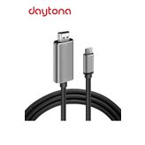Daytona CH-01 Type-C to 4K Ultra Full HD HDMI Usb-C 2 m Tak Çalıştır Görüntü Aktarım Kablosu