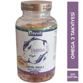 Dayvit Omega-3 200 Kapsül Balık Yağı