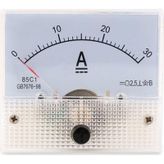 Dc 30a Analog Ampermetre Paneli 0-30a Akım Ölçer 85c1