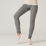 Decathlon Domyos 520 Slim Fitness Hafif Antrenman Kadın Gri Eşofman Altı