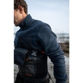 Decathlon Solognac Erkek Polar Hırka - Avcılık ve Doğa Gözlemi - Mavi - 500 - Mavi - Siyah - XL