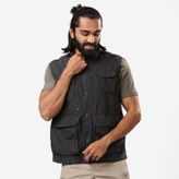 Decathlon Travel 100 Gri Forclaz Mavi Wind Erkek Outdoor Yelek