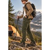 Dechers Erkek Kışlık Softshell İçi Polarlı Rüzgar, Soğuk & Su Geçirmez Taktik Pantolon - E232