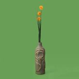 Deco Allium Dal Çiçek - Turuncu - 87 Cm
