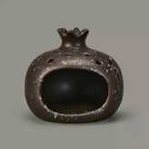 Deco Melograno Buhurdanlık - Siyah - 10 Cm