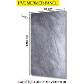 Decoala Pvc Mermer Duvar Paneli 60 x 120 (4 Adet) - Gri