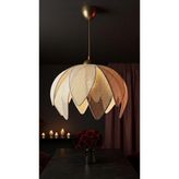 Decodelight Çiçek Model Rattan Avize Modelleri - Krem