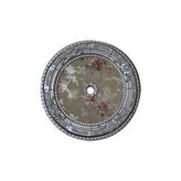 Decogold 60 cm Oval Saray Tavan Göbek Gümüş Rengi