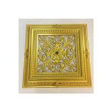 Decogold Saray Tavan Göbek Panel 72Cmx72Cm Gold Içerisine Led Döşenebilir Panel