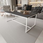 Deconode Alpine Orta Sehpa - BEYAZ-ANTRASİT