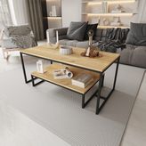 Deconode Olympus Orta Sehpa - Siyah-Çam