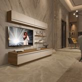 Decoraktiv EKO 5B Mdf Std Pera Beyaz Tv Ünitesi