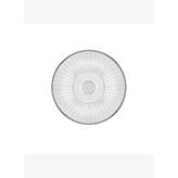 Decorium Accademia Platin Yaldızlı 21 cm Çukur Cam Tabak 9-01080028