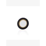 Decorium Vision Black 24 Ayar Altın Yaldızlı 23 cm Çukur Siyah - Altın Cam Tabak 9-01080020