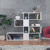 Decormet 030010079904040 Beyaz Karlin Kitaplık