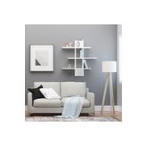 Decormet Defne Beyaz Duvar Rafı