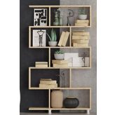 Decormet Nilüfer Kitaplık Safir Meşe