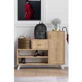 Decormet RETRO AYAKKABI DOLABI SAFİR MEŞE