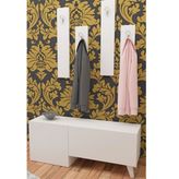 Decorotika Berna Beyaz Portmanto
