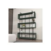 Decorotika BRUTİ KİTAPLIK GREEN SİYAH