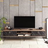 Decorotika Decorotika Lorenz Tv Ünitesi Ceviz Siyah