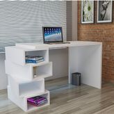 Decorotika Poyraz Beyaz Çalışma Masası