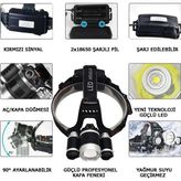 Decostyle 3 Başlıklı Şarjlı Kafa Feneri WT-256