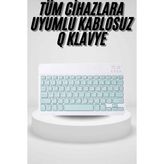 Decostyle Uyumlu Kablosuz Bluetooth Şarj Edilebilir Mini Q Klavye