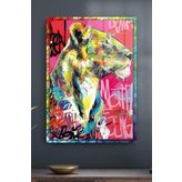 Decovetro Cam Tablo Pop Art Aslan 50 X 70 Cm