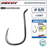 Decoy Kr-31B Octopus Delikli Olta İğnesi Bn #6/0 (4 Adet)