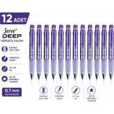 Deep Versatil Kalem 0.7Mm Metalik Mor Yıldız 12'Li Paket