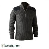 Deerhunter Rogaland M Gri Yarım Fermuarlı Kazak