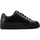 Deery Deri Siyah Sneaker Kadın Ayakkabı