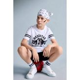 DeFacto %100 Pamuk Beşiktaş New Regular Fit Bisiklet Yaka Kısa Kollu Beyaz Tişört Erkek Çocuk H8321A826HS - Beyaz-WT34 - 8 - 9 Yaş