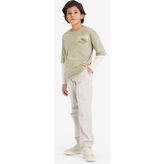 DeFacto %100 Pamuk Erkek Çocuk Jogger Fit Gabardin Pantolon B6713A826SM - Gri-GR296 - 13 - 14 Yaş