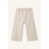 DeFacto %100 Pamuk Wide Leg Pantolon Kız Bebek G9393A526SP - Bej-BG186 - 5 - 6 Yaş