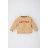 DeFacto A7391A523AU Slogan Baskılı Erkek Çocuk Sweatshirt