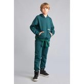 DeFacto Baskılı Lastikli Paça Kalın Kumaş Jogger Eşofman Altı Erkek Çocuk H9685A826WN - Yeşil - 13 - 14 Yaş