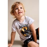 DeFacto Batman Lisanslı 2li Pijama Gri Melanj Takımı Erkek Bebek H8147A526HS