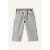 DeFacto Beli Lastikli Jean Pantolon Erkek Bebek G7555A526SP - Gri-NM55 - 2 - 3 Yaş