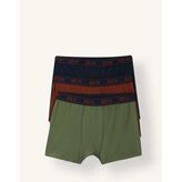 DeFacto Beli Yazılı Penye 3'lü Boxer Erkek Çocuk I4139A826AU - 9 - 10 Yaş - Lacivert-NV135
