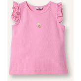 DeFacto Bisiklet Yaka Dondurma İşlemeli Pembe Atlet Kız Bebek H8224A526SM - 2 - 3 Yaş