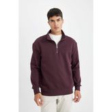 DeFacto Bordo Erkek Sweatshirt X7405AZ/BR150