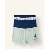 DeFacto Dinozor Baskılı Penye 3'lü Boxer Erkek Çocuk I4097A826AU - 7 - 8 Yaş - Beyaz-WT34