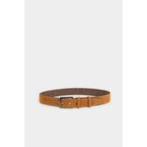 DeFacto Erkek Dikdörtgen Toka Suni Deri Klasik Kemer H0289AXNS - 110 cm - Kahve-BN62